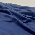 Coupon de tissu en sergé de polyamide satiné couleur bleu marine 1,50m ou 3m x 1m40