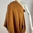 Coupon de tissu en tweed de laine vierge orange opéra 1m50 ou 3m x 1,40m