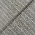 Coupon de tissu toile de lin biege rayé 1,50m ou 3m x 1,40m