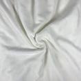 Coupon de tissu velours en viscose et soie blanc naturel 2m ou 4m x 1,10m