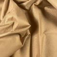 Coupon de tissu en chintz de coton couleur caramel satiné 1,50m ou 3m x 1,40m