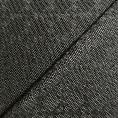 Coupon de tissu en polyester impermeable leger à motifs a carreau couleur noir naturelle 3m x 1,40m