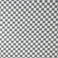 Coupon de tissu en mousseline de polyester imprimé carreaux mini coeurs 1,50m ou 3m x 1,40m