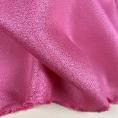 Coupon de tissu en lin et soie tissage chevron rose satiné 1,50m ou 3m x 1,40m