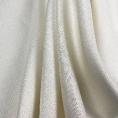Coupon de tissu en lin et soie tissage chevron blanc satiné 1,50m ou 3m x 1,40m