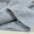 Coupon de tissu en étamine tissage chevron de laine, soie bleu ciel 1,50m ou 3m x 1,40m