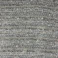 Coupon de tissu en tweed de laine mélangée gris et argent 1m50 ou 3m x 1,40m