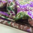Coupon de tissu en viscose à motifs de tache multicolors couleur printemps 1,50m/ 3m x 1,40m