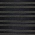 Coupon de tissu Jawhara en soie à rayures noires 3m x 1,40m