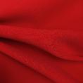 Coupon de tissu en crêpe de polyester rouge vif 1,50m ou 3m x 1,40m