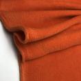 Coupon de tissu de polaire orange en polyester recyclé 1,50m ou 3m x 1,50m