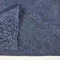 Coupon de tissu en toile de lin chiné bleu guède 1,50m ou 3m x 1,50m