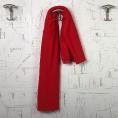Coupon de tissu jersey molleton non gratté en coton rouge 3m x 1,40m
