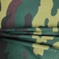 Coupon de tissu en sergé de coton imprimé camouflage 1,50m ou 3m x 1,40m