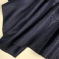 Coupon de tissu twill de soie marine foncé 2m ou 4m x 0,90m