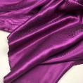 Coupon de tissu twill de soie violet byzantin 2m ou 4m x 0,90m