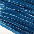 Coupon de tissu velours en viscose et soie couleur bleu azur 1m50 ou 3 x 1,40m