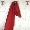 Coupon de tissu vinyle mat en coton et enduction polyuréthane rouge orangé 1m x 1,40m