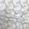 Coupon de dentelle en coton blanc naturel 1,50m ou 3m x 1m60
