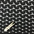 Coupon de dentelle en coton noir 1m x 1,60m