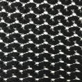 Coupon de dentelle en coton noir 1m x 1,60m