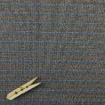 Coupon de tissu amure sergé de laine mélangée rayée sur fond gris clair 3m x 1,40m