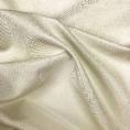 Coupon de tissu en sergé de coton et viscose crème satiné 1,50m ou  3m x 1,40m