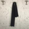 Coupon de tissu crêpe de polyester de couleur chocolat noir 3m ou 1m50 x 1,40m