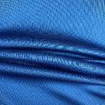Coupon de tissu maille de viscose bleu satiné 1,50m 3m x 1,40m