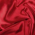 Coupon de tissu en satin de soie rouge grenadine 1,50m ou 3m x 1,40m