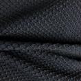 Coupon de tissu en polyester et élasthanne marine aspect alvéolé 1,50m ou 3m x 1,20m