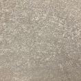Coupon de tissu en jersey de coton craquelé argent sur fond couleur nougat 3m x 1,40m