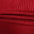 Coupon de tissu en sergé de laine mélangée rouge 1,50m ou 3m x 1,50m