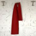 Coupon de tissu en sergé de laine mélangée rouge 1,50m ou 3m x 1,50m