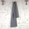 Coupon de tissu en toile de coton mélangé à rayures bleu vintage et blanc 1,50m ou 3m x 1,40m