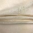 Coupon de tissu en toile de lin beige clair légèrement transparent 1,50m ou 3m x 1,40m