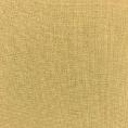 Coupon de tissu de lin et coton ocre jaune tissage irrégulier 1,50 ou 3m x 1,40m