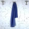 Coupon de tissu en mousseline de soie changeante bleue à reflets nacrés 1,50m ou 3m x 1,40m