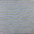 Coupon de tissu en popeline de coton à rayures bleues, blanches et vertes 2m x 1,40m