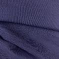 Coupon de tissu légerement froissé en lin et viscose bleu marine réversible mat et brillant 1,50m ou 3m x 1,40m