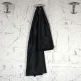 Coupon of black polyester and cotton satin fabric 1m50 or 3m x 1,40m