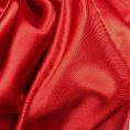 Coupon de tissu en satin de polyester et viscose rouge 1,50m ou 3m x 1,40m