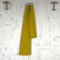 Coupon de tissu en sergé de polyester et élasthanne jaune safran 1,50m ou 3m x 1,40m