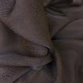Coupon de tissu en mousseline de soie changeante marron aux reflets dorés 1,50m ou 3m x 1,40m