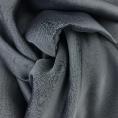 Coupon de tissu en mousseline de soie changeante bleue aux reflets noirs 1,50m ou 3m x 1,40m