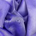 Coupon de tissu en mousseline de soie changeante violette aux reflets parmes 1,50m ou 3m x 1,40m