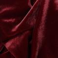 Coupon de tissu velours en viscose et soie rouge grenat 3m x 1,40m