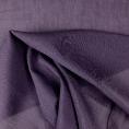 Coupon de tissu en voile de coton et soie couleur aubergine 1,50m ou 3m x 1,40m