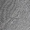 Coupon de tissu en toile de lin rayée grise et blanche 1,50m ou 3m x 1,40m