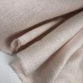 Coupon de tissu en toile de lin rose blush pâle 1,50m ou 3m x 1,40m
